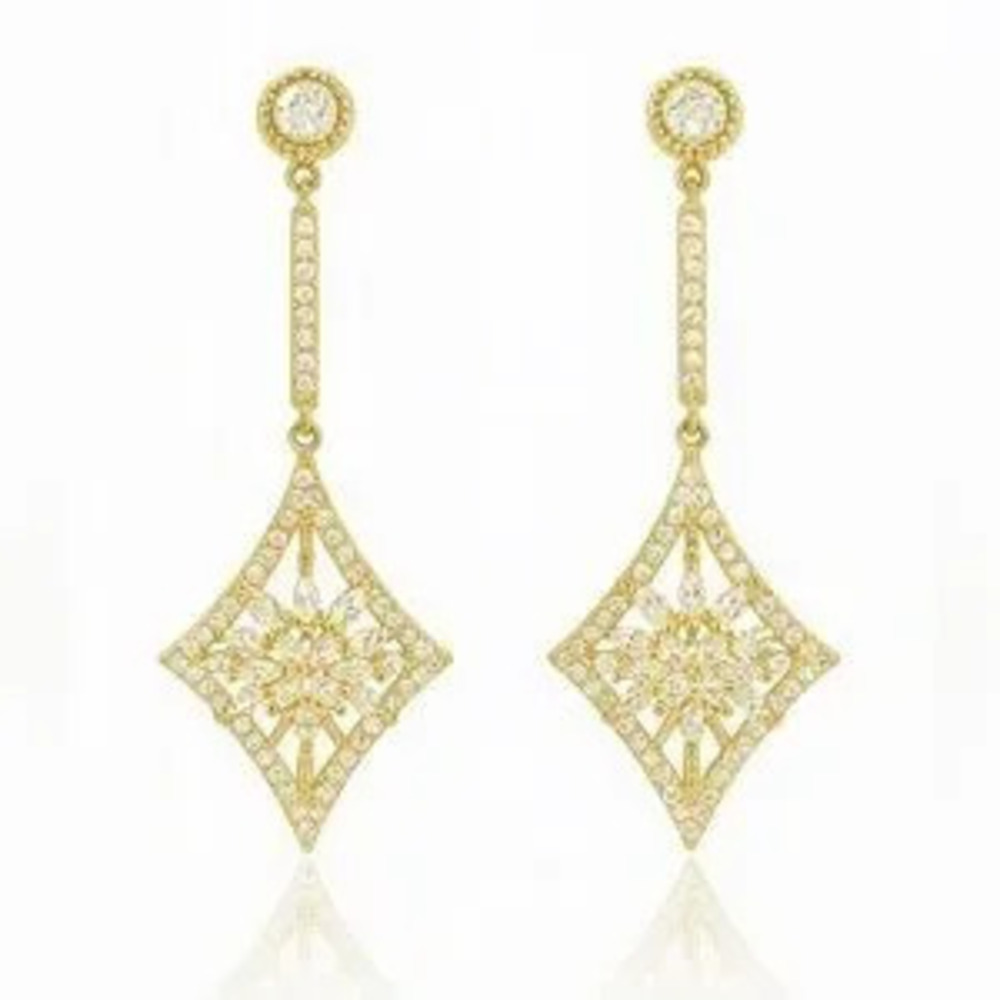 Classic Chic Gold Drop Earrings